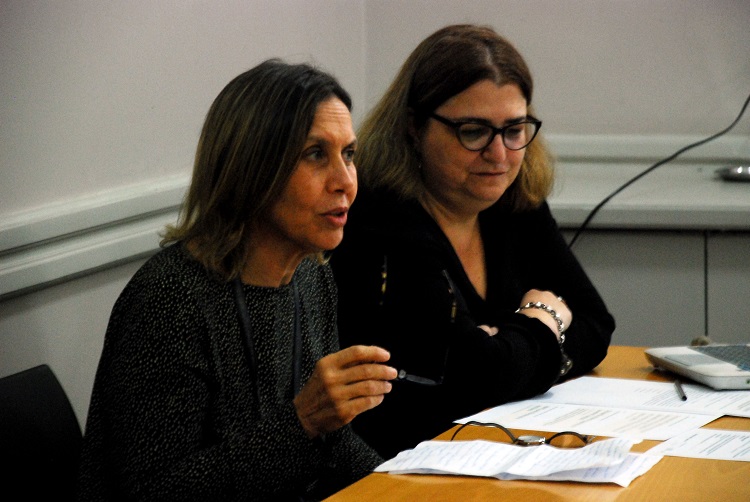 Silvia Finocchio y Mariana Alcobre